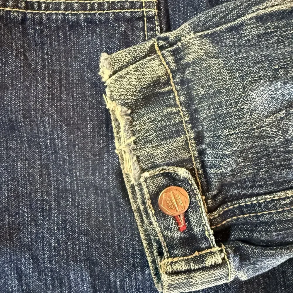 Ramp Blue Jean Jacket Smasher Mens XL Y2K Streetwear 90’s Retro Skater